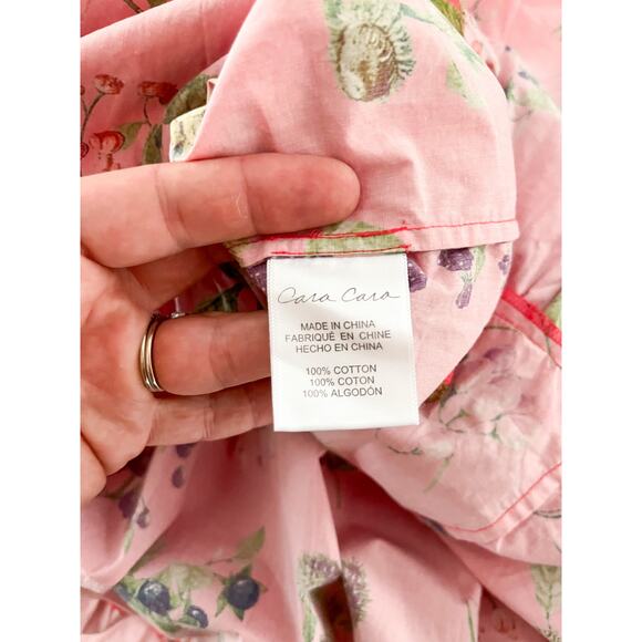 Cara Cara | Sip Sip Dress in Botanical Allover Coral | Sz XS - Picture 13 of 14